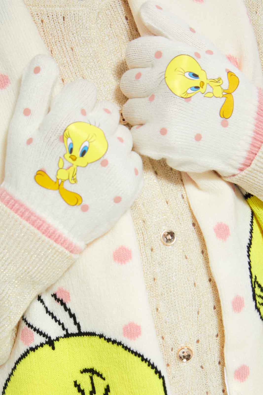 Redtag-Multicolour-Tweety-Set-Of-3-Scarf-Set-Category:Scarves,-CHR,-Colour:Na,-Dept:Girls,-Filter:Girls-Accessories,-GIR-Scarves,-New-In,-New-In-GIR-ACC,-Non-Sale,-Section:Girls-(0-to-14Yrs),-W22B-Girls-