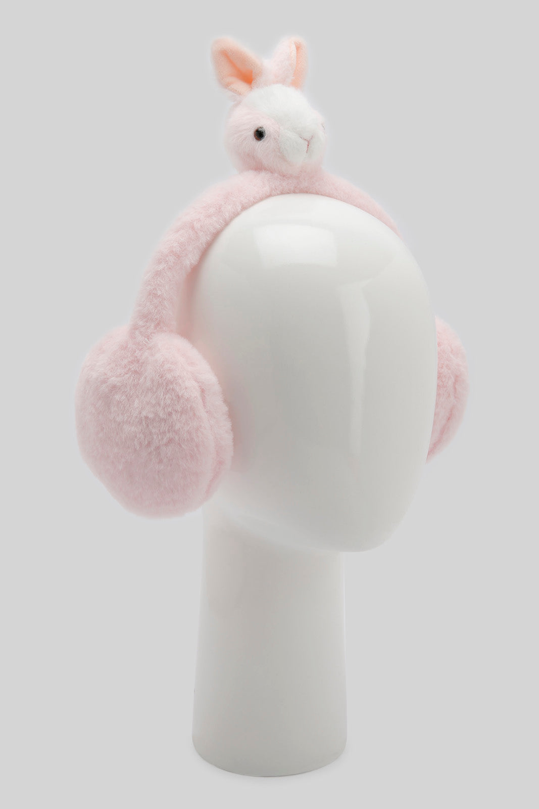 Redtag-White-And-Pink-Earmuff-Category:Knitted-Accessories,-Colour:Assorted,-Filter:Girls-Accessories,-GIR-Knitted-Accessories,-New-In,-New-In-GIR-ACC,-Non-Sale,-Section:Girls-(0-to-14Yrs),-W22A-Girls-