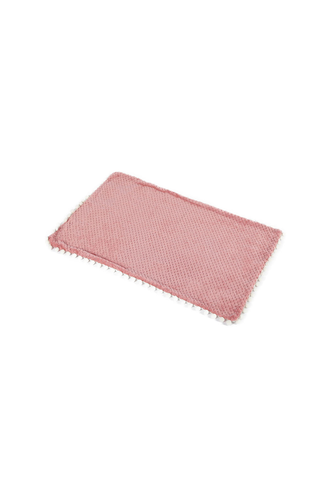 Redtag-Pink-3-Pc-Textured-Fur-Comforter-With-Pompom-(King-Size)-Category:Comforters,-Colour:Pink,-Deals:New-In,-Dept:Home,-Filter:Home-Bedroom,-HMW-BED-Comforters,-New-In-HMW-BED,-Non-Sale,-S23A,-Section:Homewares-Home-Bedroom-