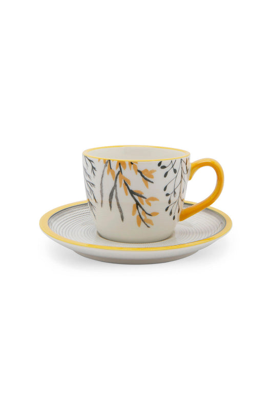 Redtag-Assorted-Floral-Print-Tea-Cup-&-Saucer-Category:Bowls,-Colour:Assorted,-Deals:New-In,-Dept:Home,-Filter:Home-Dining,-HMW-DIN-Crockery,-New-In-HMW-DIN,-Non-Sale,-Section:Homewares,-W22B-Home-Dining-