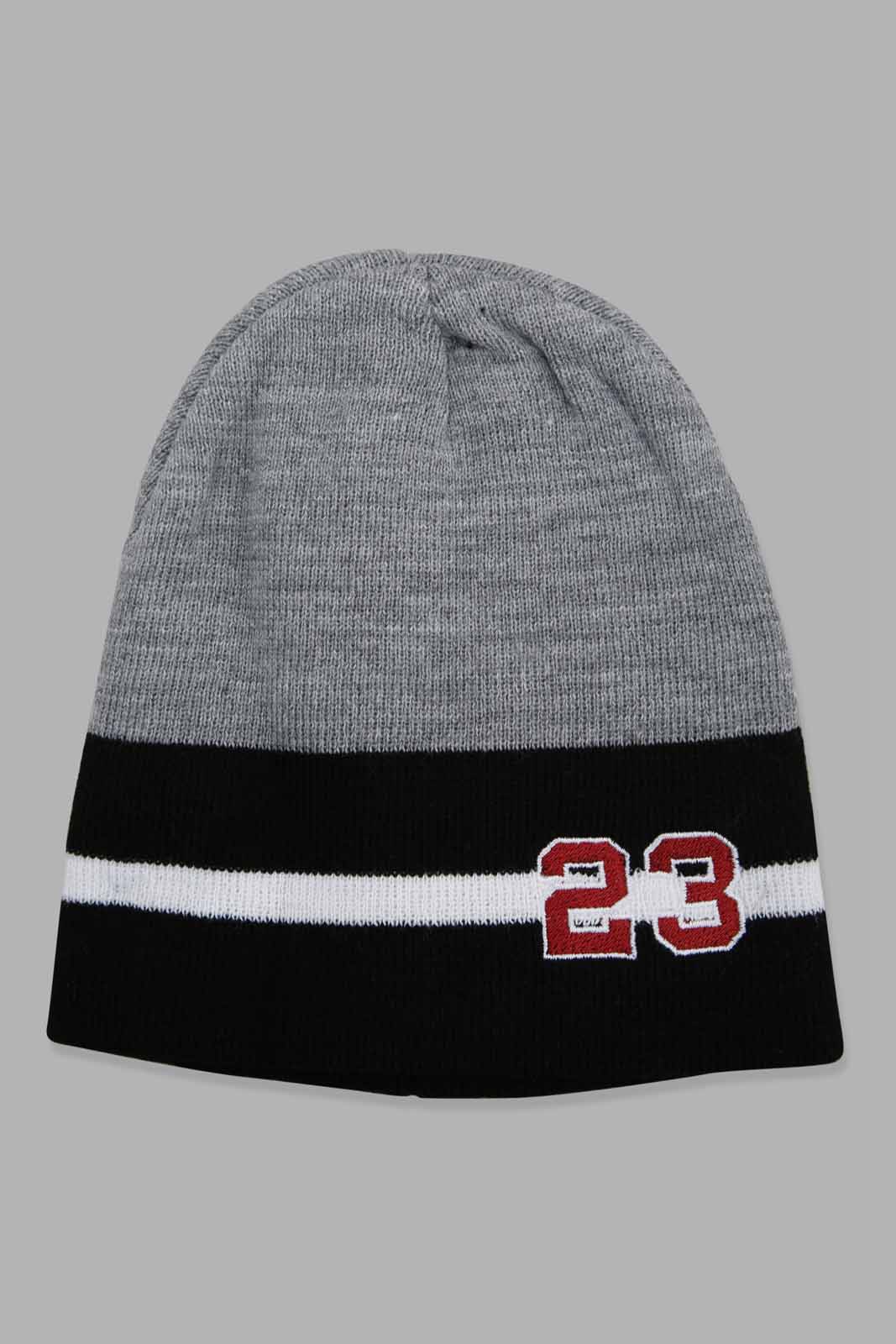 Multi Colour Knitted Cap Set Of 3