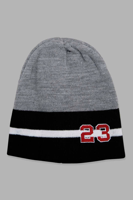 Multi Colour Knitted Cap Set Of 3