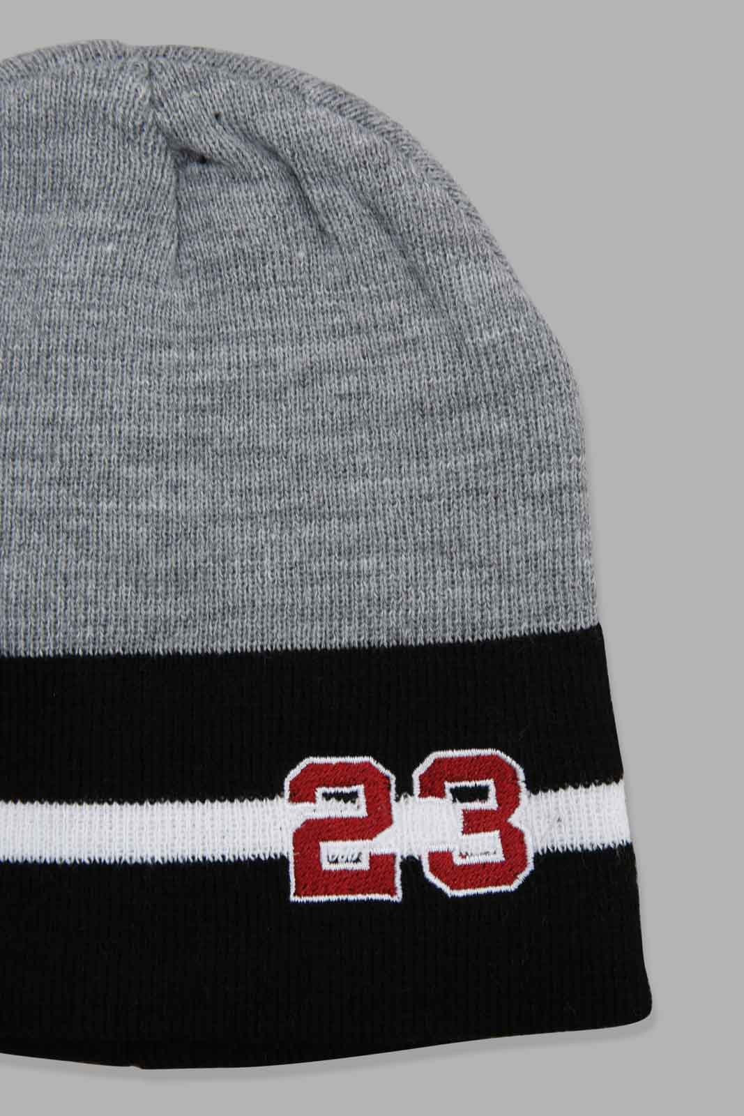 Multi Colour Knitted Cap Set Of 3