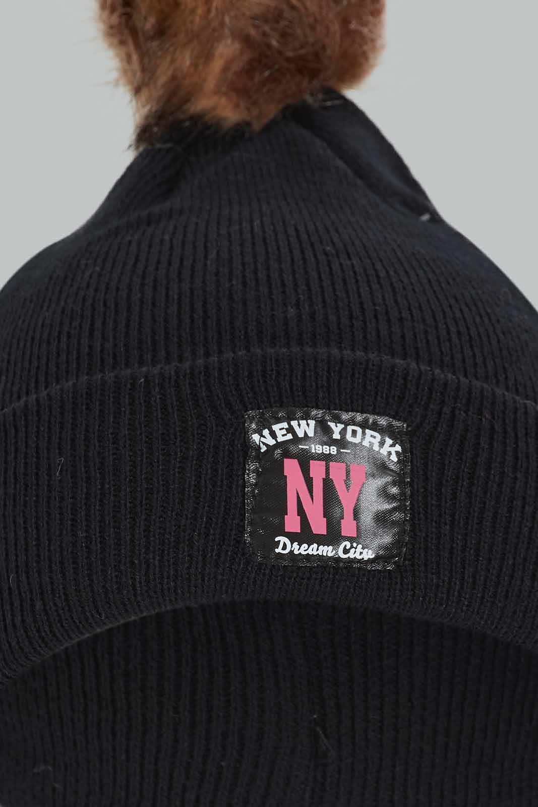 Redtag-Multi-Color-Pom-Pom-Embellished-Set-Of-3-Knitted-Cap-Category:Knitted-Accessories,-Colour:Assorted,-Dept:Ladieswear,-Filter:Women's-Accessories,-New-In,-New-In-Women-ACC,-Non-Sale,-Section:Women,-W22A,-Women-Knitted-Accessories-Women-