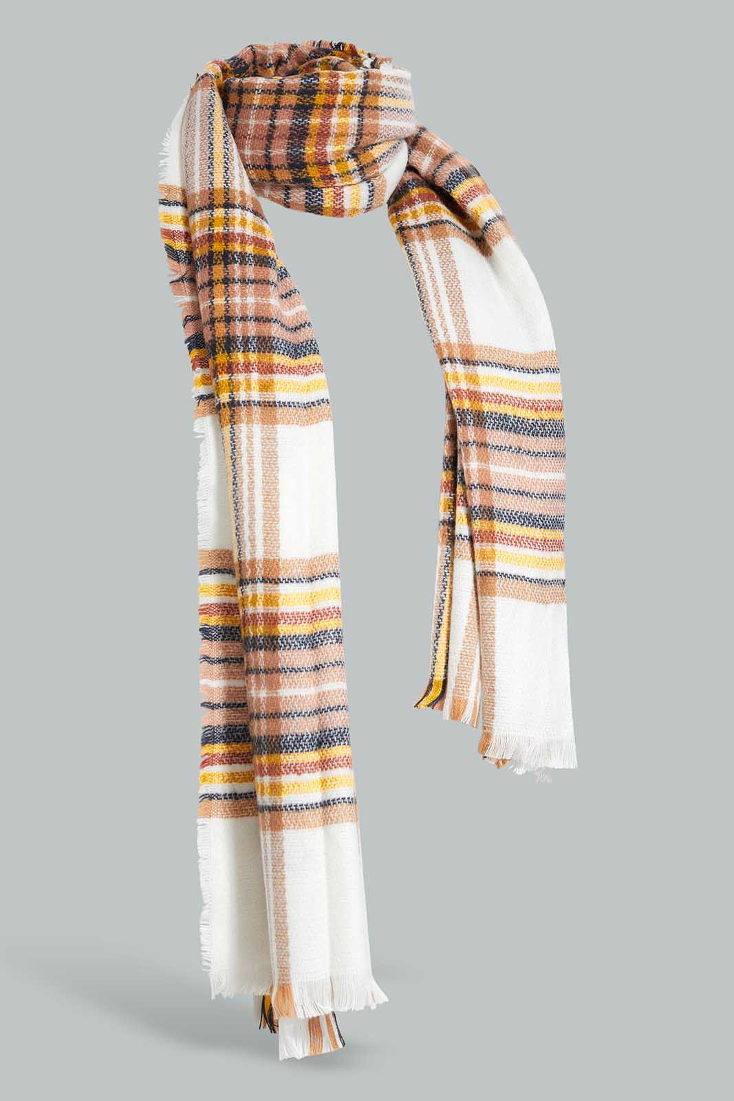 Women Knitted Scarf With Ice-Cap Set (2 Piece)