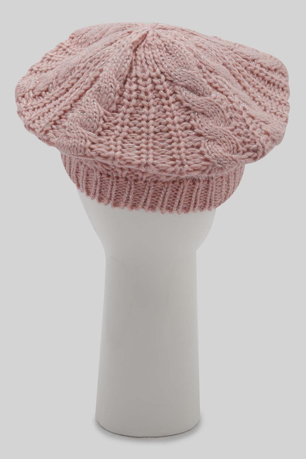Redtag-Pink-&-White-Embellished-Set-Of-2-Knitted-Cap-Category:Knitted-Accessories,-Colour:Assorted,-Filter:Women's-Accessories,-New-In,-New-In-Women-ACC,-Non-Sale,-Section:Women,-W22B,-Women-Knitted-Accessories-Women-