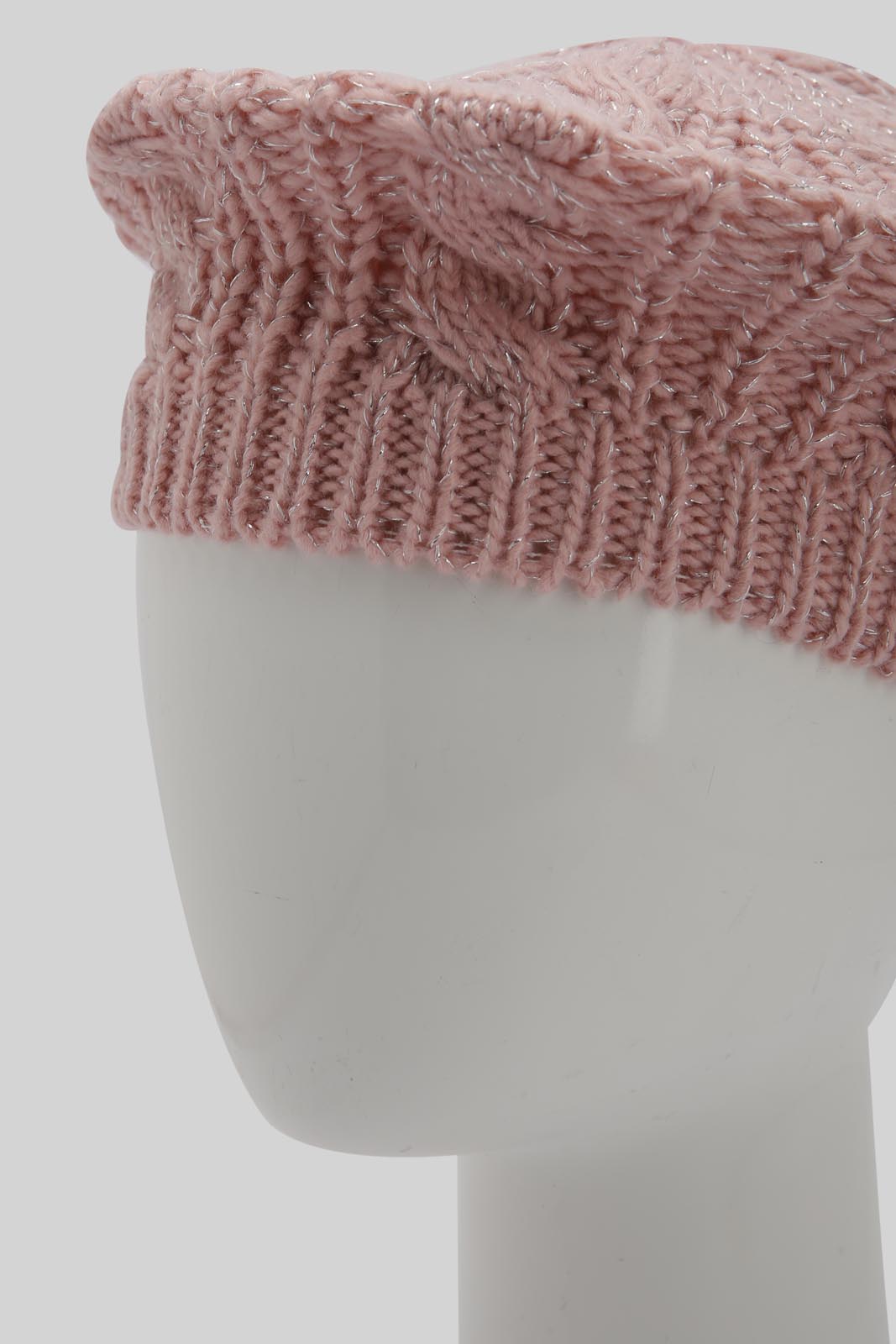 Redtag-Pink-&-White-Embellished-Set-Of-2-Knitted-Cap-Category:Knitted-Accessories,-Colour:Assorted,-Filter:Women's-Accessories,-New-In,-New-In-Women-ACC,-Non-Sale,-Section:Women,-W22B,-Women-Knitted-Accessories-Women-