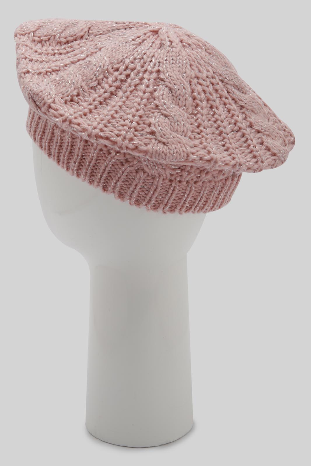 Redtag-Pink-&-White-Embellished-Set-Of-2-Knitted-Cap-Category:Knitted-Accessories,-Colour:Assorted,-Filter:Women's-Accessories,-New-In,-New-In-Women-ACC,-Non-Sale,-Section:Women,-W22B,-Women-Knitted-Accessories-Women-