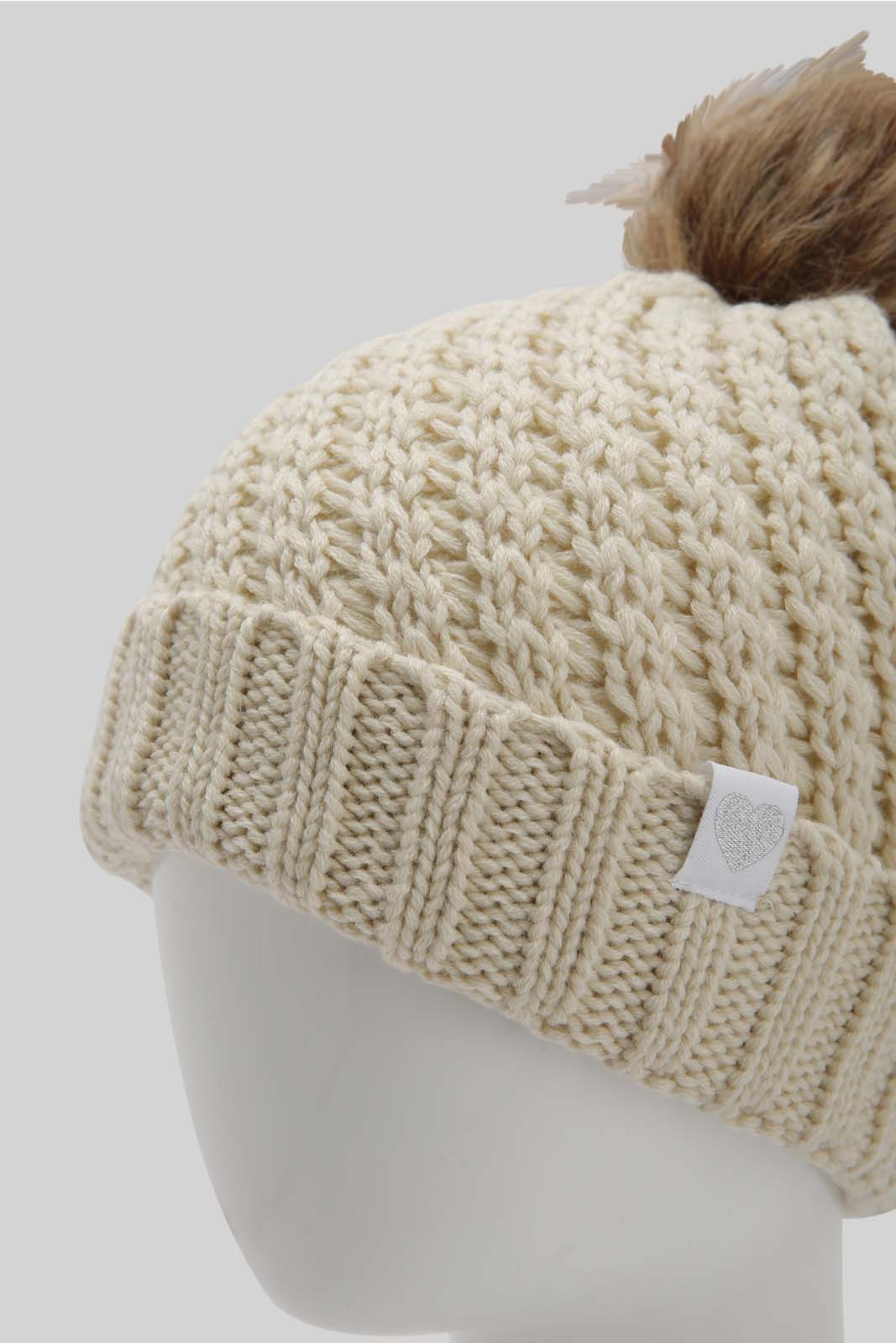 Redtag-Maroon-And-Beige-Embellished-Set-Of-2-Knitted-Cap-Category:Knitted-Accessories,-Colour:Assorted,-Filter:Women's-Accessories,-New-In,-New-In-Women-ACC,-Non-Sale,-Section:Women,-W22B,-Women-Knitted-Accessories-Women-