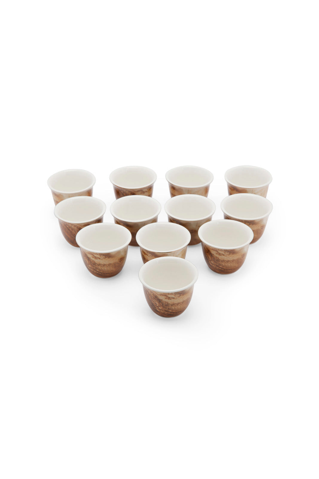 Redtag-Brown-Cawa-Cup-Set-(12-Piece)-Category:Cups-&-Mugs,-Colour:Brown,-Deals:New-In,-Dept:Home,-Filter:Home-Dining,-HMW-DIN-Crockery,-New-In-HMW-DIN,-Non-Sale,-Section:Homewares,-W22B-Home-Dining-