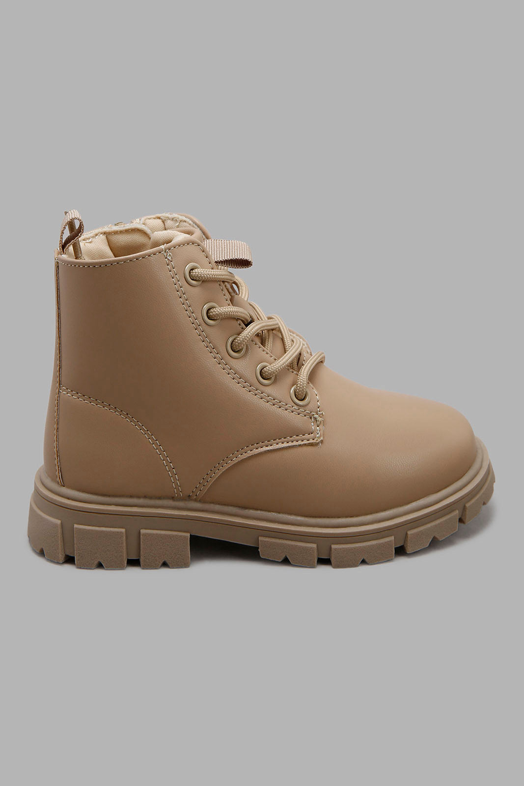 Redtag-Cream-Chukka-Boots-Category:Boots,-Colour:Cream,-Deals:New-In,-Dept:Girls,-Filter:Girls-Footwear-(3-to-5-Yrs),-GIR-Boots,-New-In-GIR-FOO,-Non-Sale,-Section:Boys-(0-to-14Yrs),-W22B-Girls-3 to 5 Years