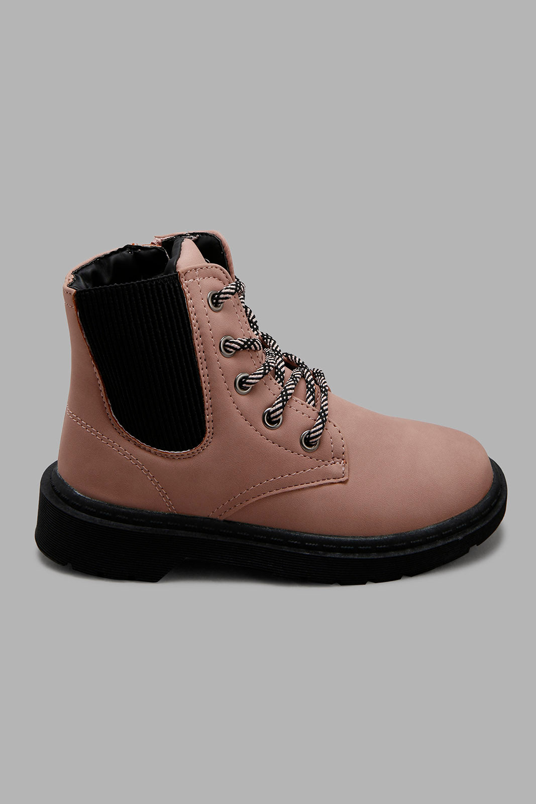 Redtag-Pink-Chukka-Boots-Category:Boots,-Colour:Pink,-Deals:New-In,-Dept:Girls,-Filter:Girls-Footwear-(3-to-5-Yrs),-GIR-Boots,-New-In-GIR-FOO,-Non-Sale,-Section:Boys-(0-to-14Yrs),-W22B-Girls-3 to 5 Years
