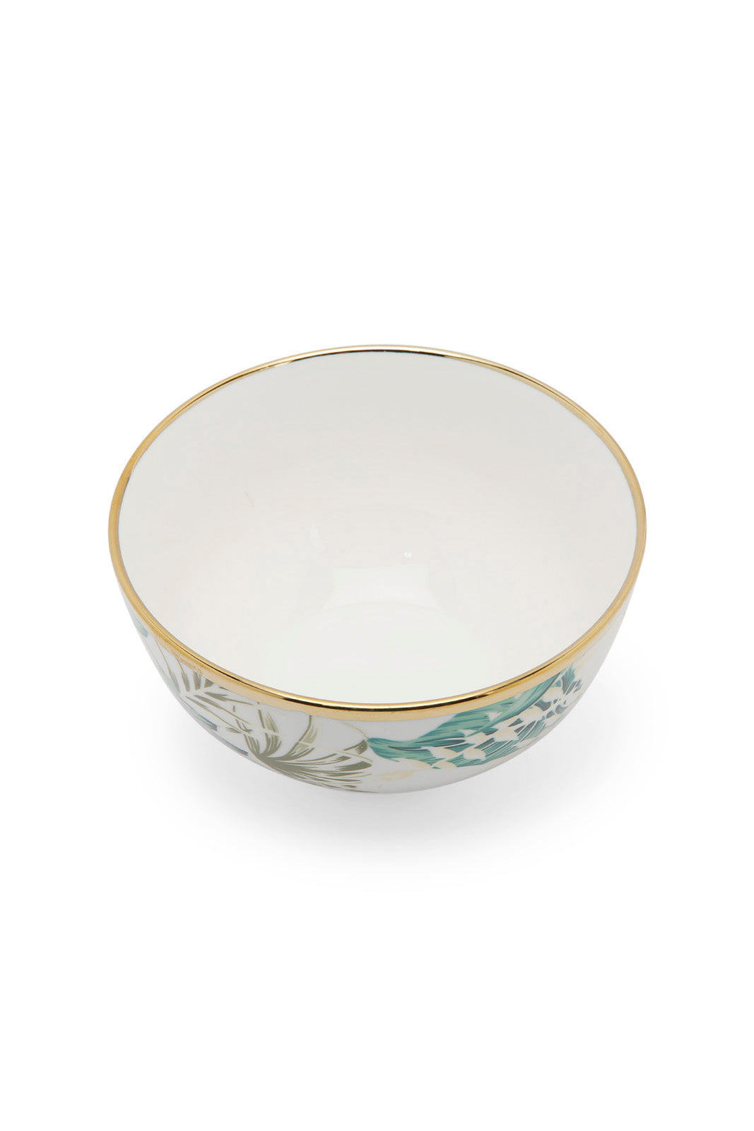 Redtag-Assorted-Floral-Bowl-With-Gold-Rim-Category:Bowls,-Colour:Assorted,-Deals:New-In,-Dept:Home,-Filter:Home-Dining,-HMW-DIN-Crockery,-New-In-HMW-DIN,-Non-Sale,-Section:Homewares,-W22A-Home-Dining-