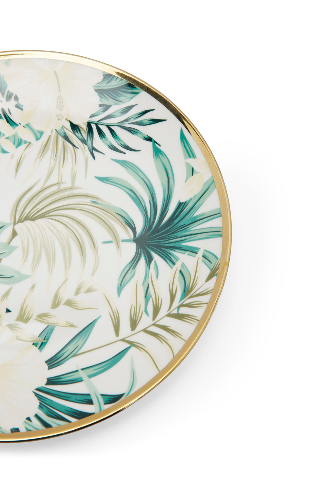 Redtag-Assorted-Floral-Coupe-Shape-Dinner-Plate-With-Gold-Rim-Category:Plates,-Colour:Assorted,-Deals:New-In,-Dept:Home,-Filter:Home-Dining,-HMW-DIN-Crockery,-New-In-HMW-DIN,-Non-Sale,-Section:Homewares,-W22A-Home-Dining-