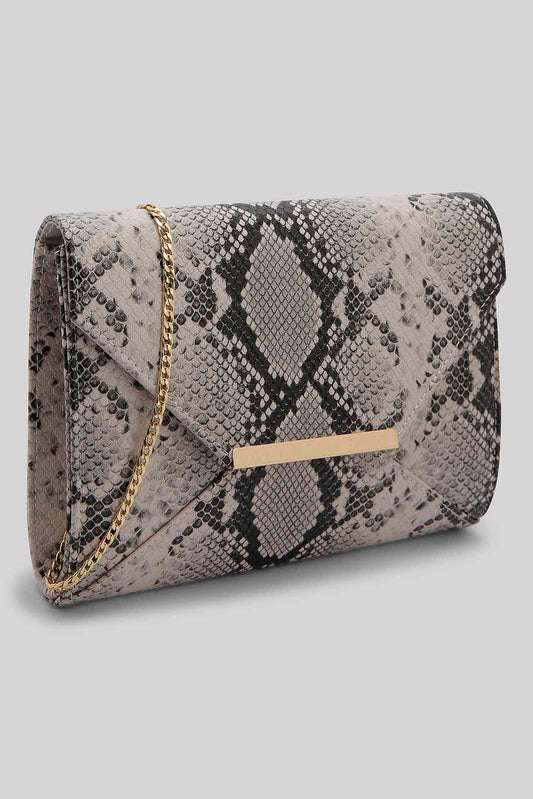 Redtag-Multi-Colour-Envelope-With-Metal-Bar-Category:Bags,-Colour:Assorted,-Filter:Women's-Accessories,-New-In,-New-In-Women-ACC,-Non-Sale,-Section:Women,-W22B,-Women-Bags-Women-