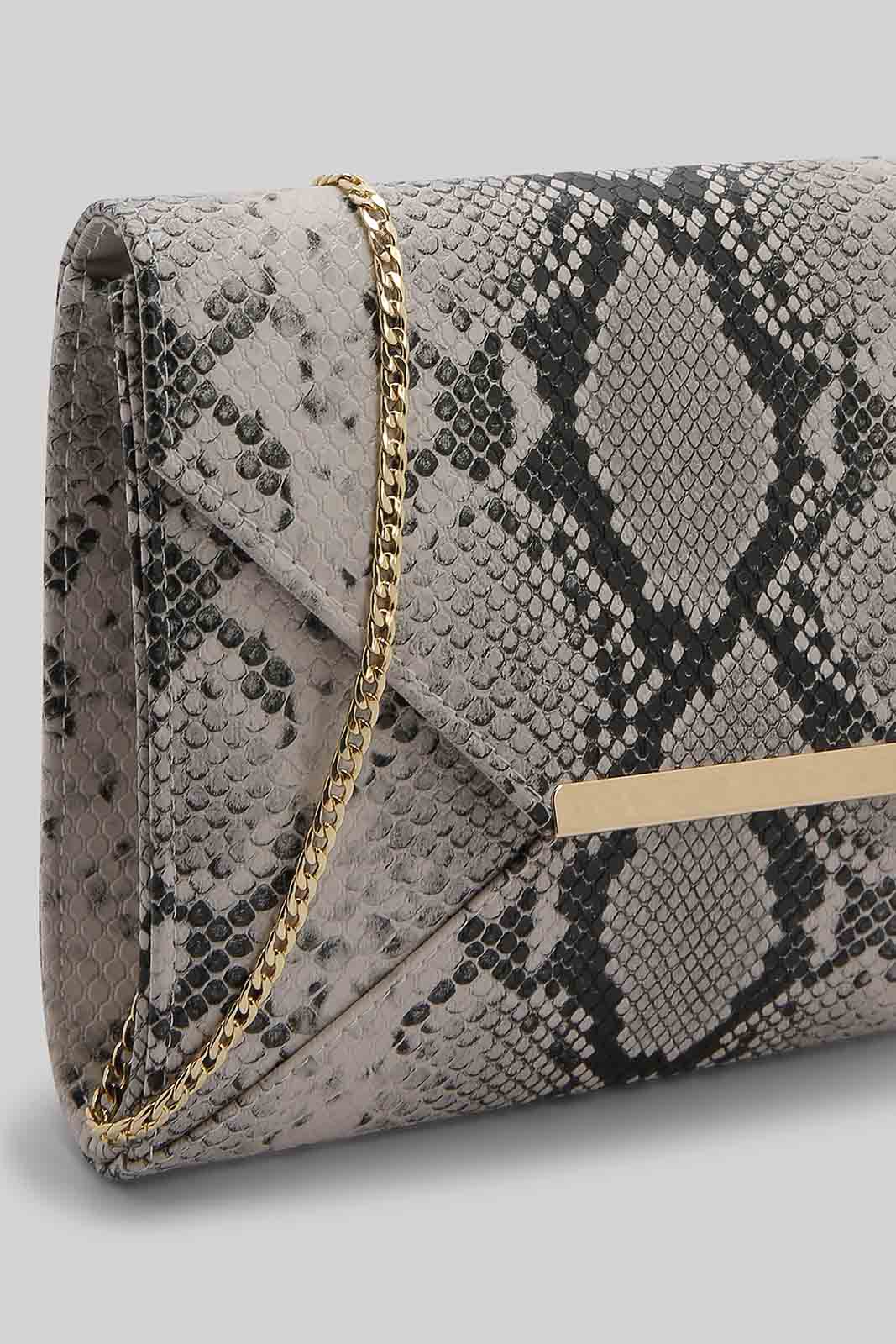 Redtag-Multi-Colour-Envelope-With-Metal-Bar-Category:Bags,-Colour:Assorted,-Filter:Women's-Accessories,-New-In,-New-In-Women-ACC,-Non-Sale,-Section:Women,-W22B,-Women-Bags-Women-