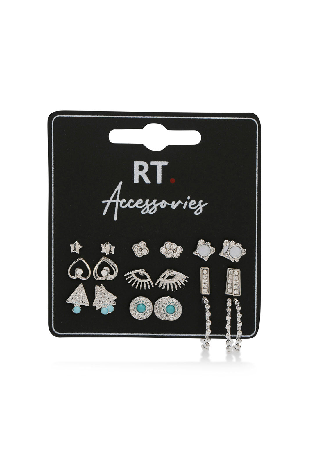 Redtag-Assorted-Earrings-Category:Jewellery,-Colour:Assorted,-Filter:Women's-Accessories,-LEC-Jewellery,-New-In,-New-In-Women-ACC,-Non-Sale,-Section:Women,-W22B-Women-