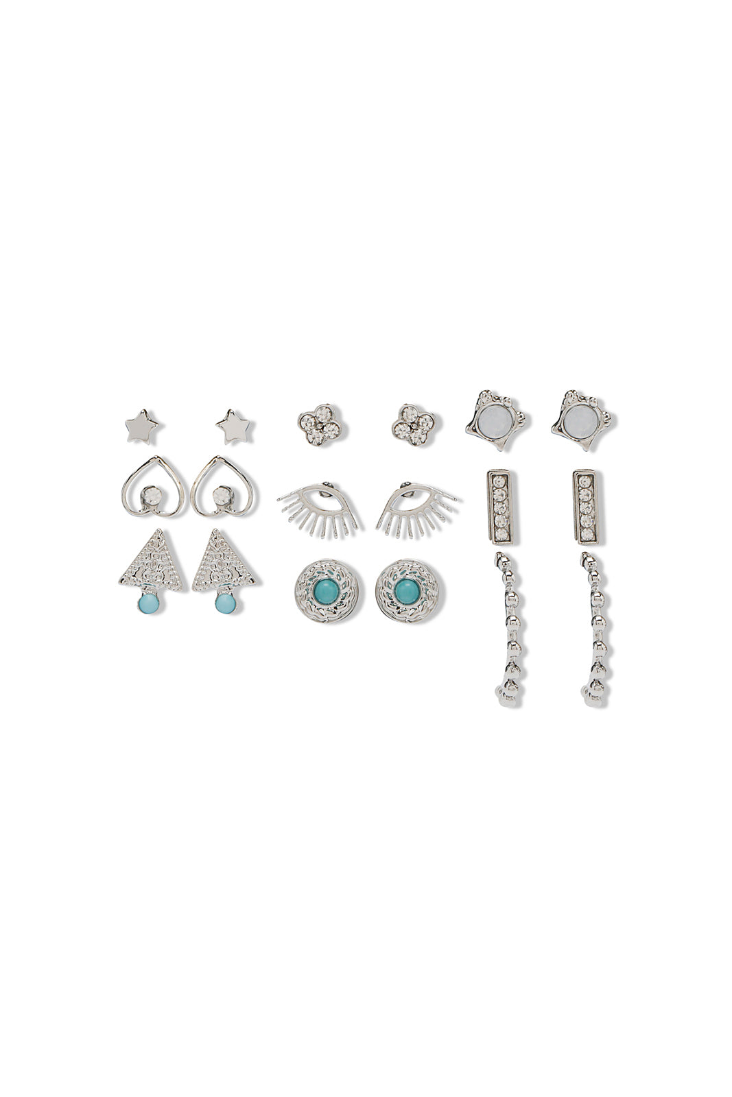 Redtag-Assorted-Earrings-Category:Jewellery,-Colour:Assorted,-Filter:Women's-Accessories,-LEC-Jewellery,-New-In,-New-In-Women-ACC,-Non-Sale,-Section:Women,-W22B-Women-