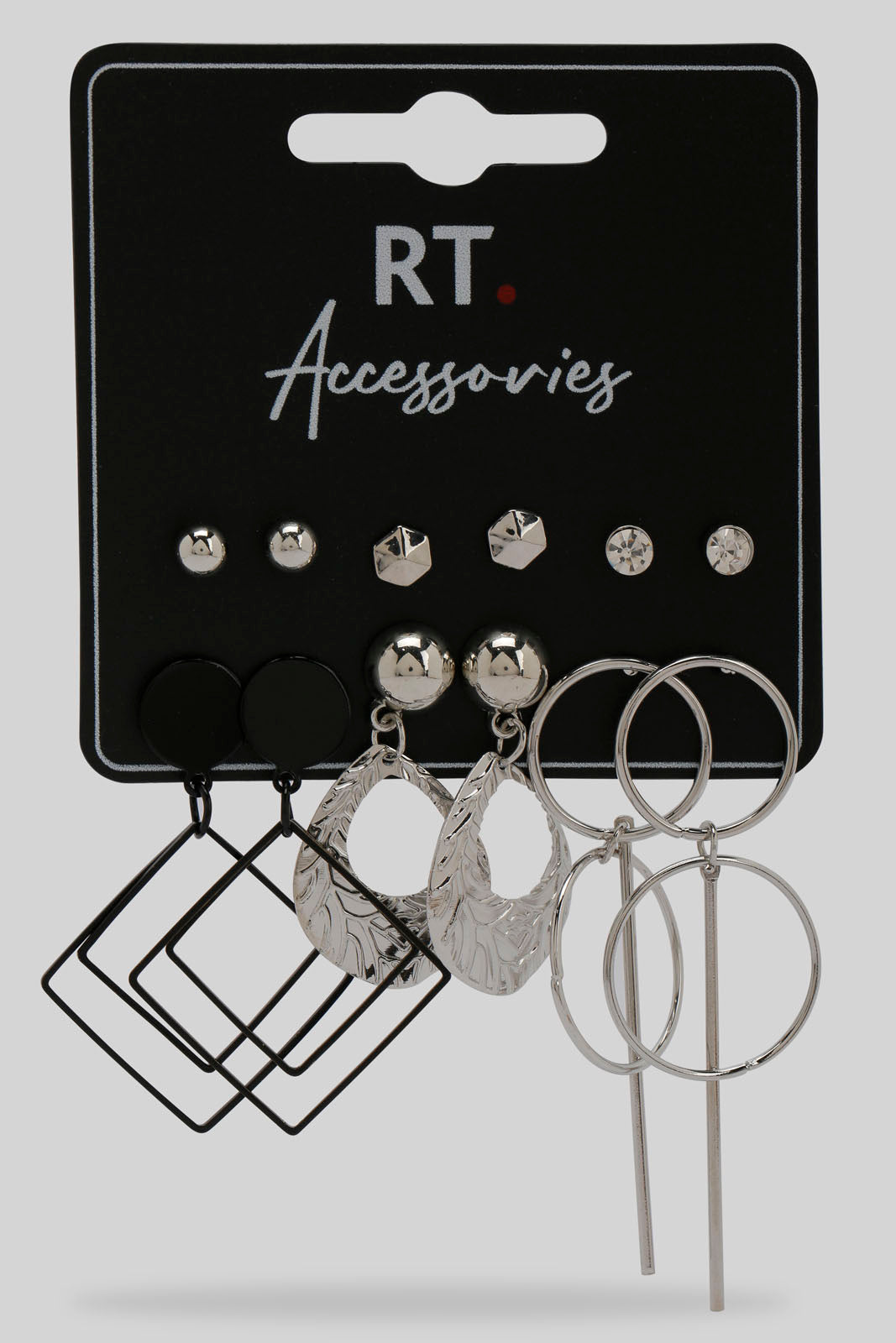 Redtag-Assorted-Earrings-Category:Jewellery,-Colour:Assorted,-Filter:Women's-Accessories,-LEC-Jewellery,-New-In,-New-In-Women-ACC,-Non-Sale,-Section:Women,-W22B-Women-