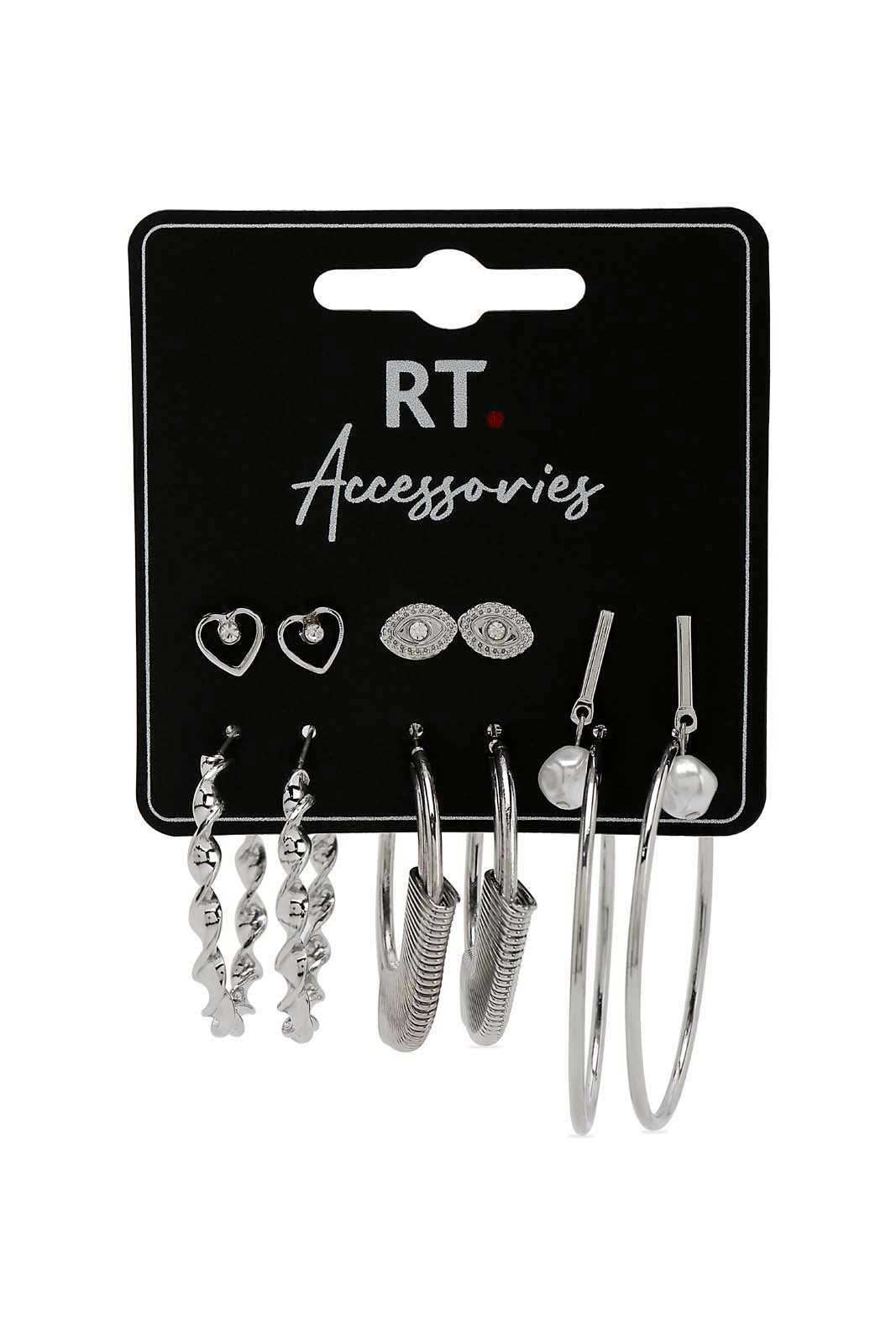 Redtag-Assorted-Earrings-Category:Jewellery,-Colour:Assorted,-Filter:Women's-Accessories,-LEC-Jewellery,-New-In,-New-In-Women-ACC,-Non-Sale,-Section:Women,-W22B-Women-