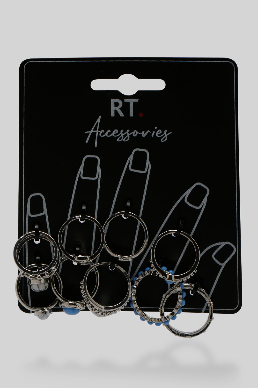 Redtag-Assorted-Rings-Category:Jewellery,-Colour:Assorted,-Filter:Women's-Accessories,-New-In,-New-In-Women-ACC,-Non-Sale,-Section:Women,-W22B,-Women-Jewellery-Women-