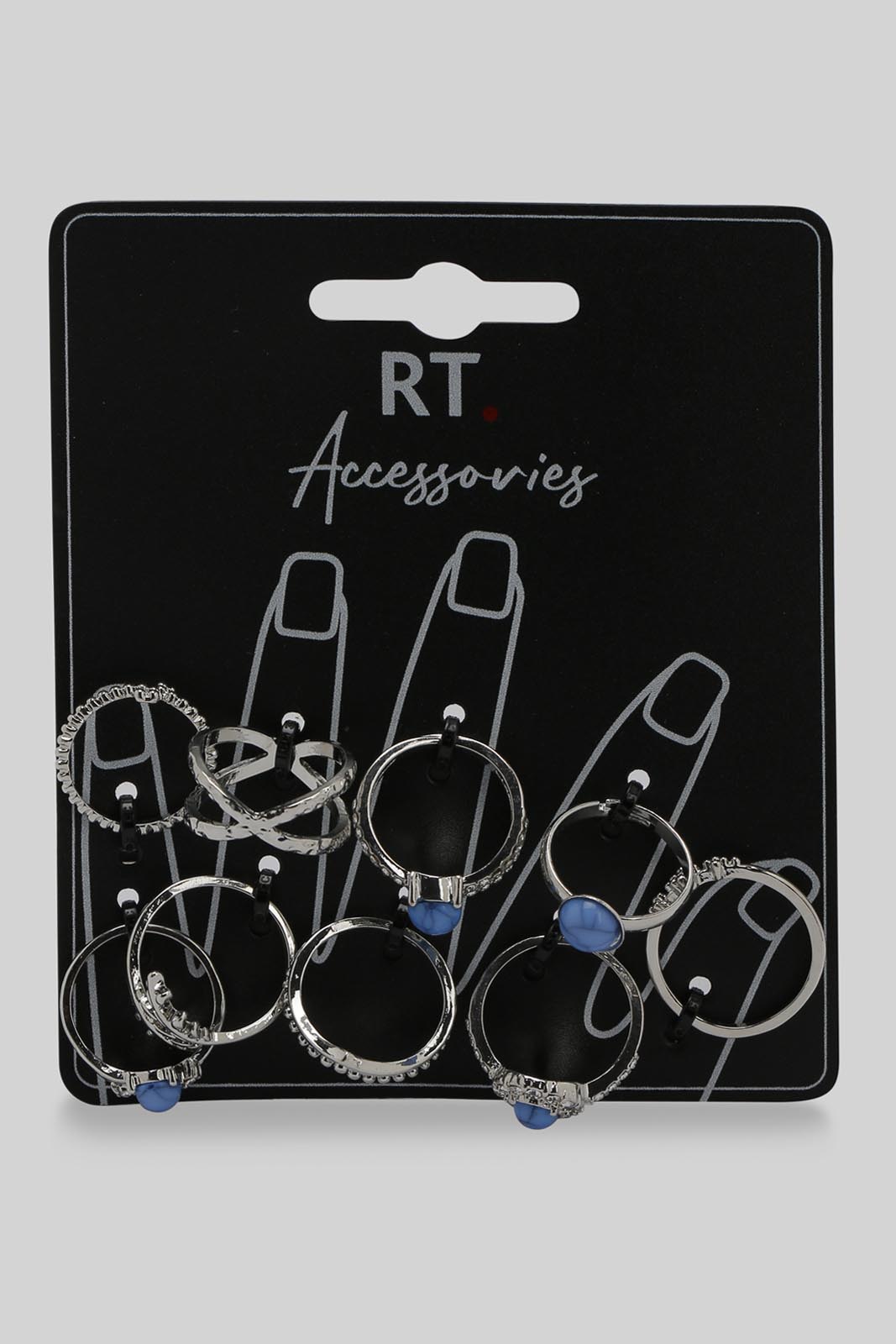 Redtag-Assorted-Rings-Category:Jewellery,-Colour:Assorted,-Filter:Women's-Accessories,-New-In,-New-In-Women-ACC,-Non-Sale,-Section:Women,-W22B,-Women-Jewellery-Women-