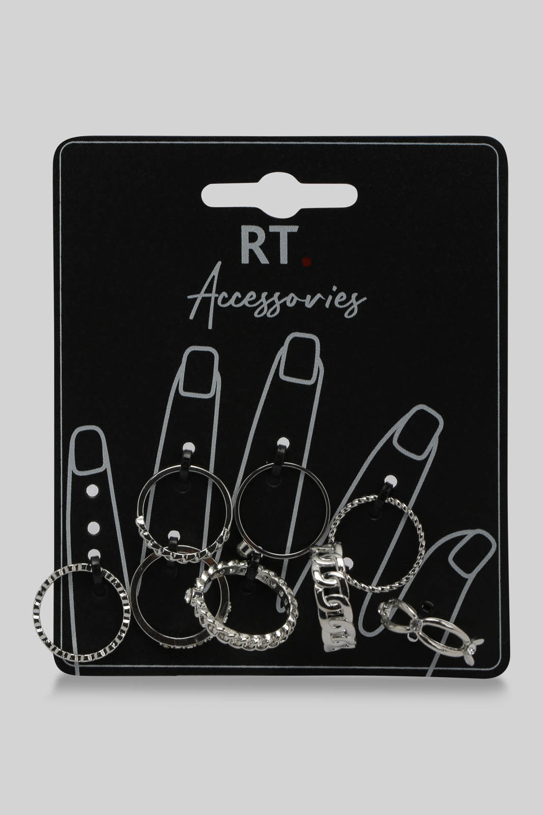 Redtag-Assorted-Rings-Category:Jewellery,-Colour:Assorted,-Filter:Women's-Accessories,-New-In,-New-In-Women-ACC,-Non-Sale,-Section:Women,-W22B,-Women-Jewellery-Women-