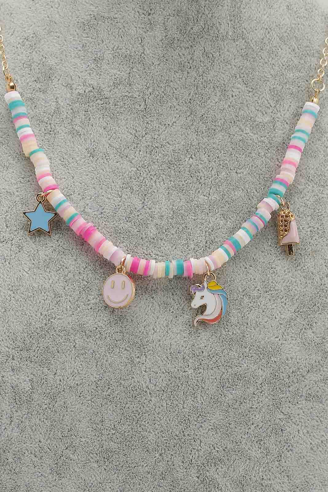 Redtag-S/1-Necklace+S/1-Bracelet-Category:Jewellery,-Colour:Assorted,-Filter:Girls-Accessories,-GIR-Jewellery,-New-In,-New-In-GIR-ACC,-Non-Sale,-Section:Girls-(0-to-14Yrs),-W22B-Girls-