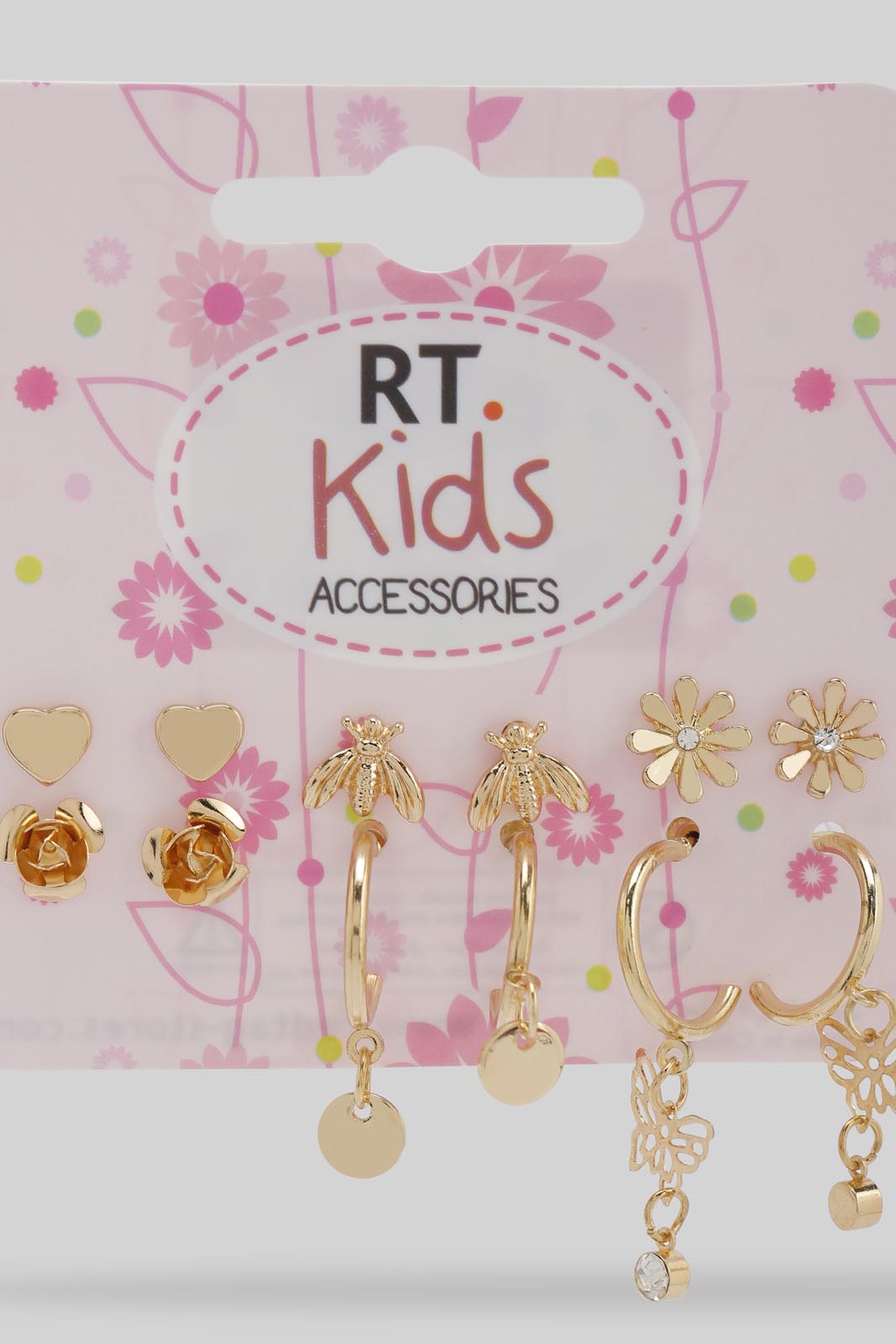 Redtag-S/6-Stud-Category:Jewellery,-Colour:Assorted,-Filter:Girls-Accessories,-GIR-Jewellery,-New-In,-New-In-GIR-ACC,-Non-Sale,-Section:Girls-(0-to-14Yrs),-W22B-Girls-