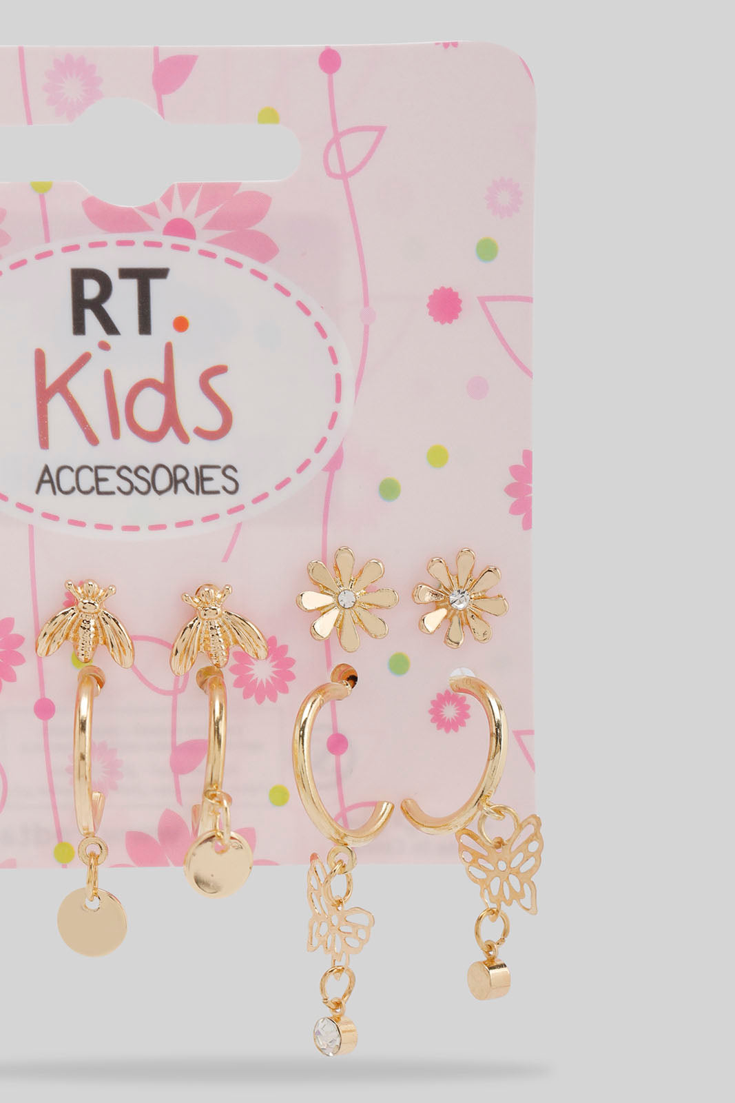 Redtag-S/6-Stud-Category:Jewellery,-Colour:Assorted,-Filter:Girls-Accessories,-GIR-Jewellery,-New-In,-New-In-GIR-ACC,-Non-Sale,-Section:Girls-(0-to-14Yrs),-W22B-Girls-