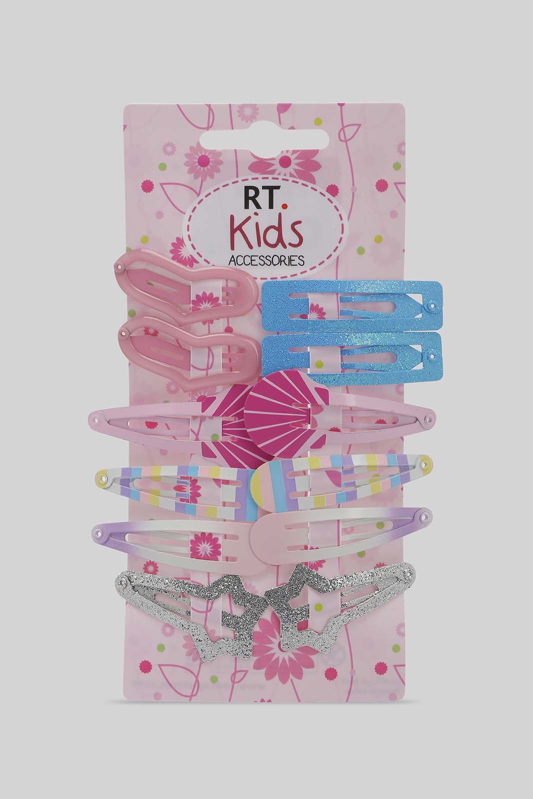 Redtag-S/12-Hair-Clip-Category:Hair-Accessories,-Colour:Assorted,-Filter:Girls-Accessories,-GIR-Hair-Accessories,-New-In,-New-In-GIR-ACC,-Non-Sale,-Section:Girls-(0-to-14Yrs),-W22B-Girls-