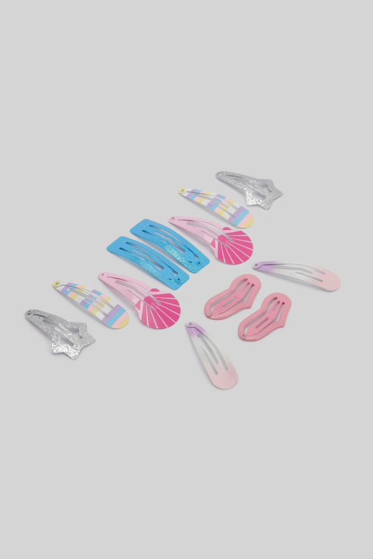 Redtag-S/12-Hair-Clip-Category:Hair-Accessories,-Colour:Assorted,-Filter:Girls-Accessories,-GIR-Hair-Accessories,-New-In,-New-In-GIR-ACC,-Non-Sale,-Section:Girls-(0-to-14Yrs),-W22B-Girls-