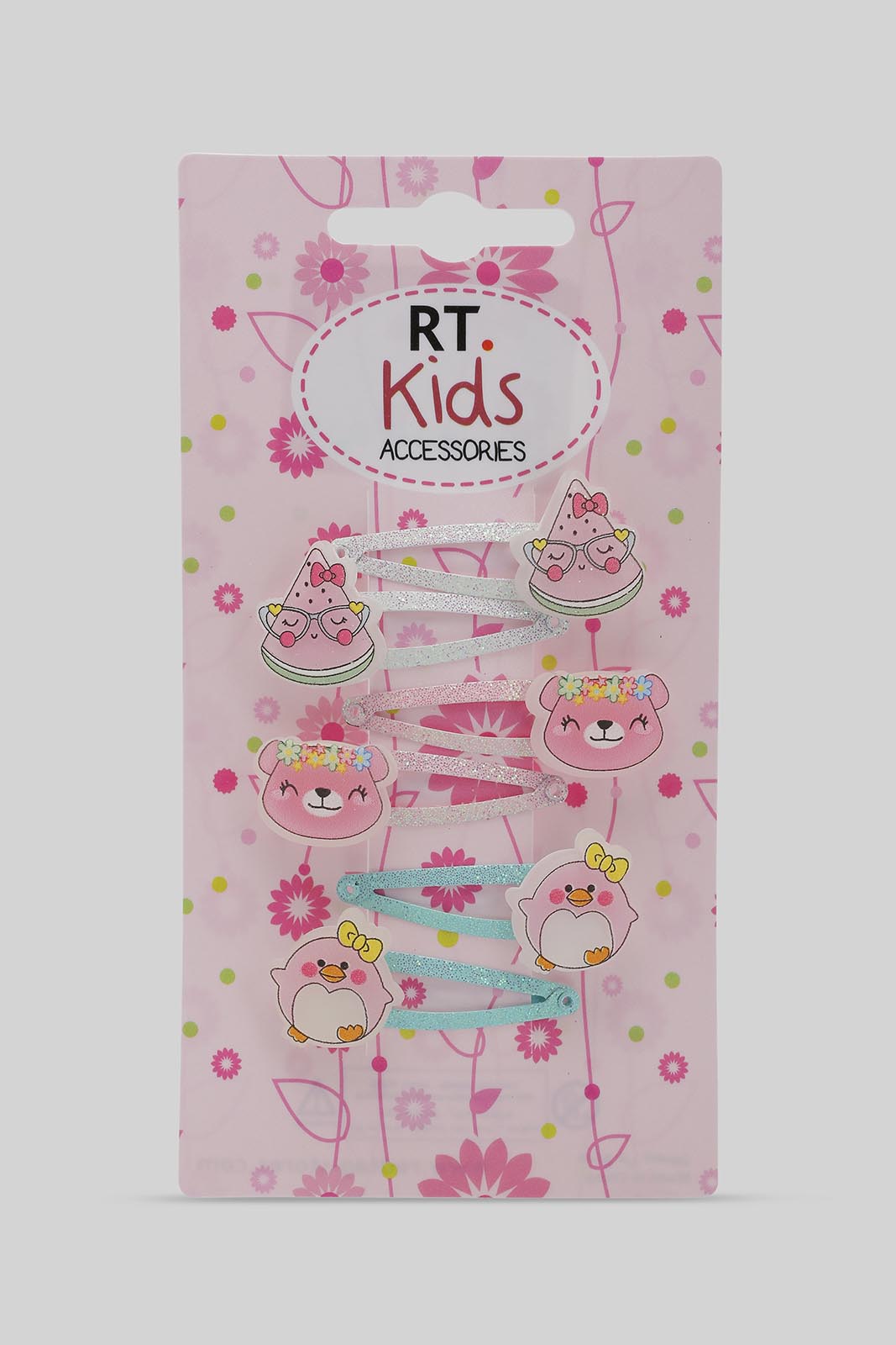 Redtag-S/6-Hair-Clip-Category:Hair-Accessories,-Colour:Assorted,-Filter:Girls-Accessories,-GIR-Hair-Accessories,-New-In,-New-In-GIR-ACC,-Non-Sale,-Section:Girls-(0-to-14Yrs),-W22B-Girls-