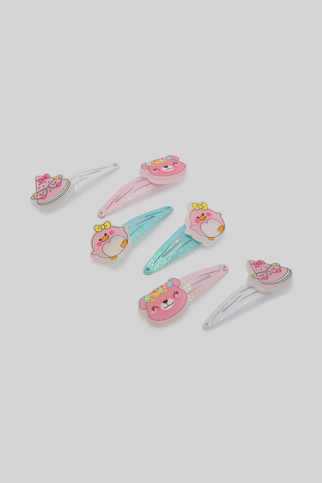 Redtag-S/6-Hair-Clip-Category:Hair-Accessories,-Colour:Assorted,-Filter:Girls-Accessories,-GIR-Hair-Accessories,-New-In,-New-In-GIR-ACC,-Non-Sale,-Section:Girls-(0-to-14Yrs),-W22B-Girls-