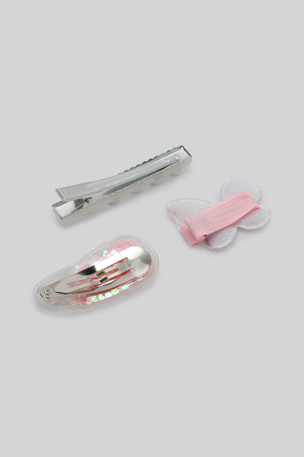 Redtag-S/3-Hair-Clip-Category:Hair-Accessories,-Colour:Assorted,-Filter:Girls-Accessories,-GIR-Hair-Accessories,-New-In,-New-In-GIR-ACC,-Non-Sale,-Section:Girls-(0-to-14Yrs),-W22B-Girls-