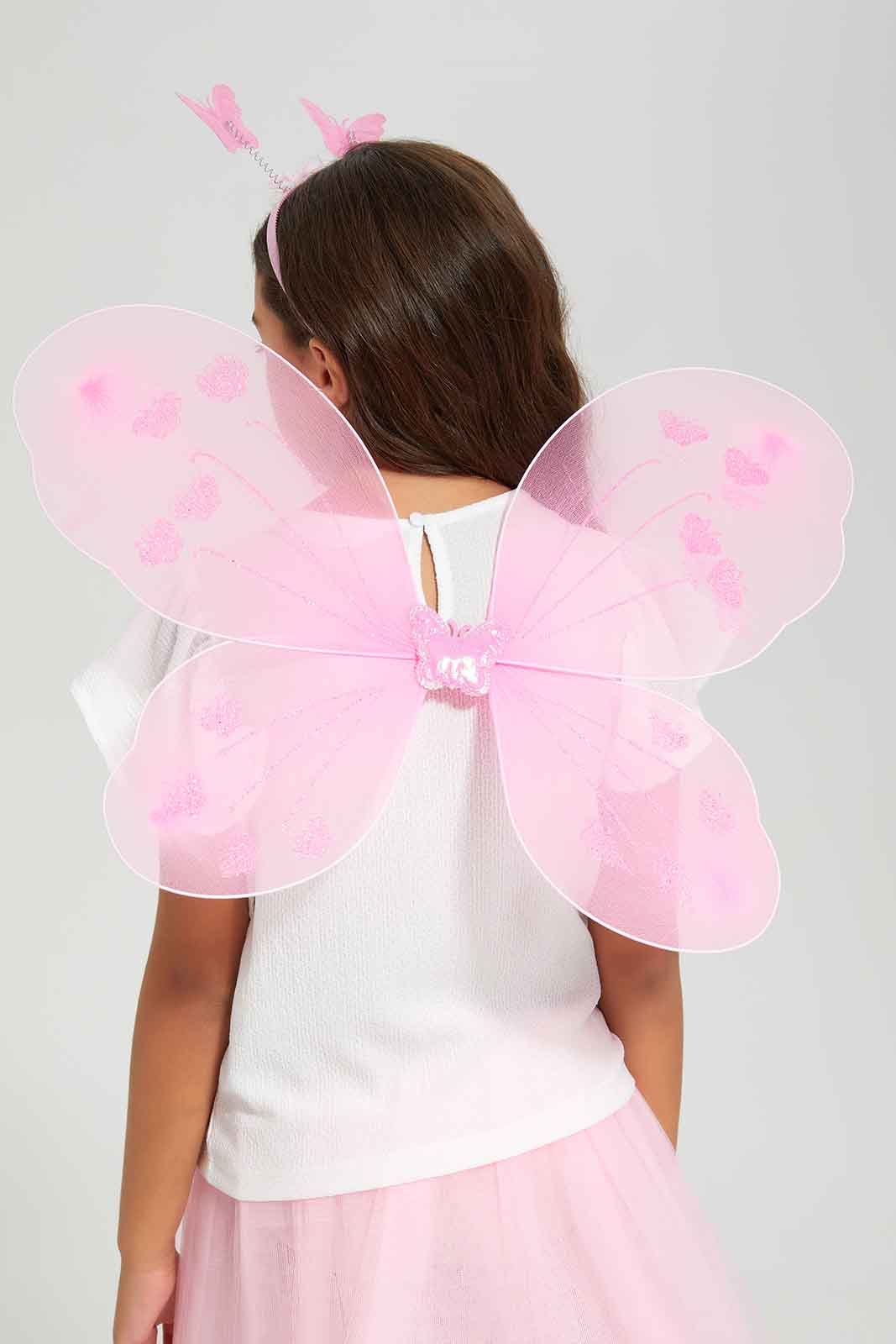 Redtag-Wing-Set-Category:Butterfly-Dress-Set,-Colour:Assorted,-Filter:Girls-Accessories,-GIR-Butterfly-Dress-Set,-New-In,-New-In-GIR-ACC,-Non-Sale,-Section:Girls-(0-to-14Yrs),-W22B-Girls-