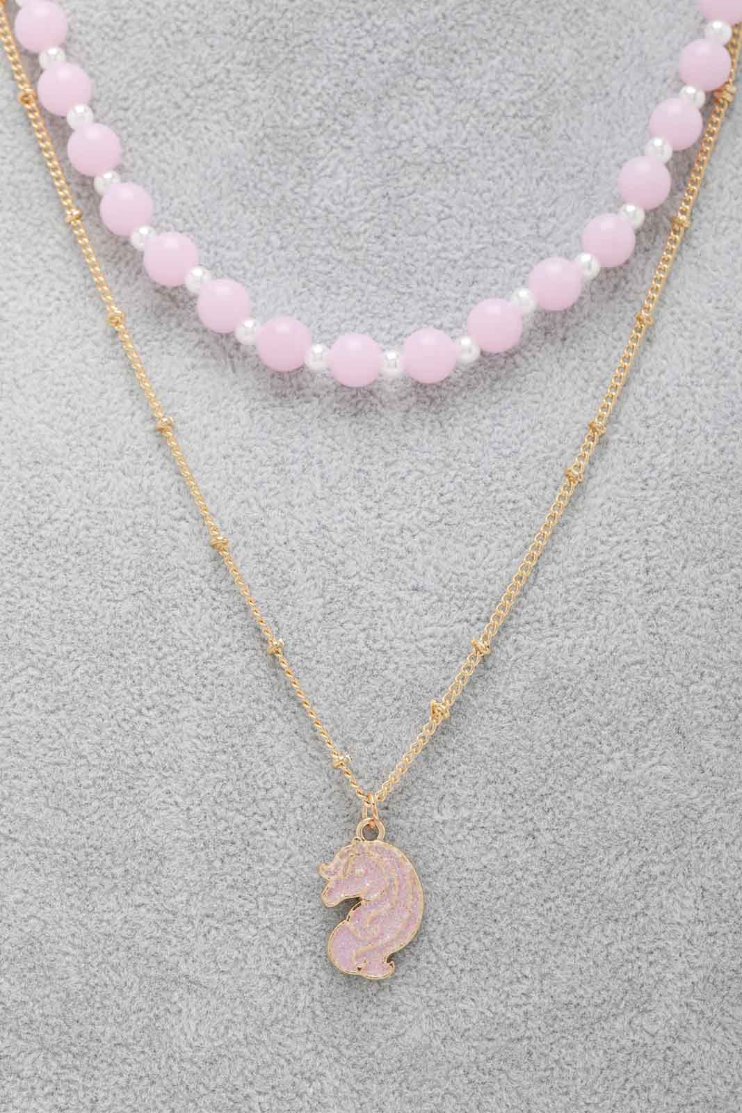 Redtag-S/1-Necklace+S/1-Bracelet-Category:Jewellery,-Colour:Assorted,-Dept:Girls,-Filter:Girls-Accessories,-GIR-Jewellery,-New-In,-New-In-GIR-ACC,-Non-Sale,-Section:Girls-(0-to-14Yrs),-W22B-Girls-