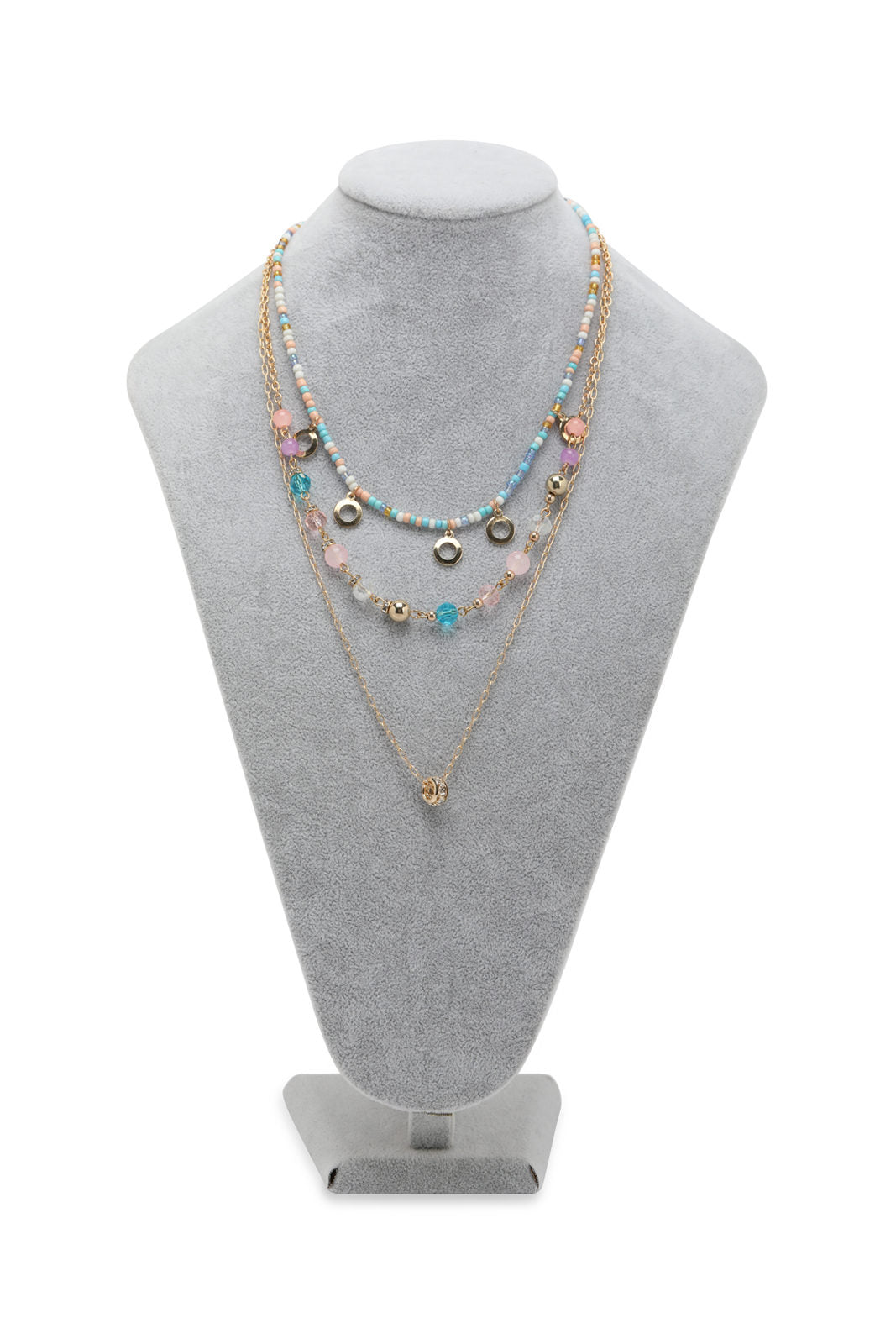 Redtag-S/1-Necklace+S/1-Bracelet-Category:Jewellery,-Colour:Assorted,-Dept:Girls,-Filter:Girls-Accessories,-GIR-Jewellery,-New-In,-New-In-GIR-ACC,-Non-Sale,-Section:Girls-(0-to-14Yrs),-W22B-Girls-