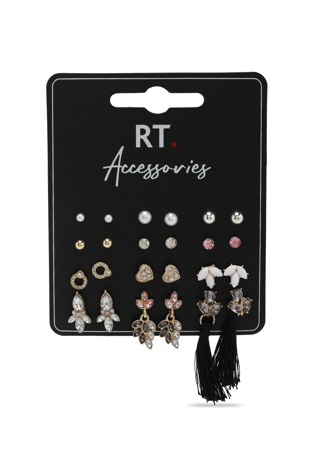 Redtag-Earrings-Category:Jewellery,-Colour:Assorted,-Dept:Ladieswear,-Filter:Women's-Accessories,-LEC-Jewellery,-New-In,-New-In-Women-ACC,-Non-Sale,-Section:Women,-W22B-Women-