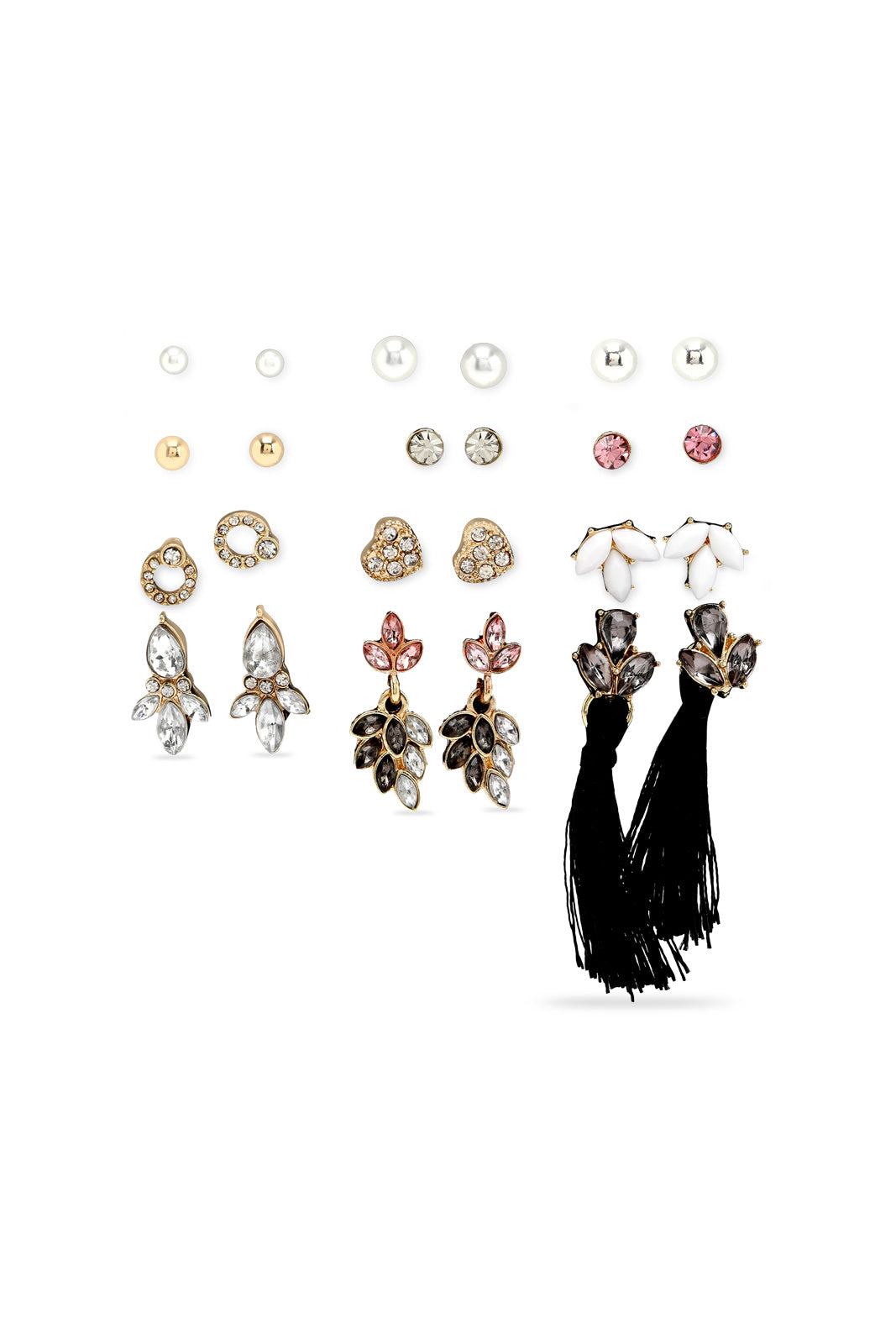 Redtag-Earrings-Category:Jewellery,-Colour:Assorted,-Dept:Ladieswear,-Filter:Women's-Accessories,-LEC-Jewellery,-New-In,-New-In-Women-ACC,-Non-Sale,-Section:Women,-W22B-Women-