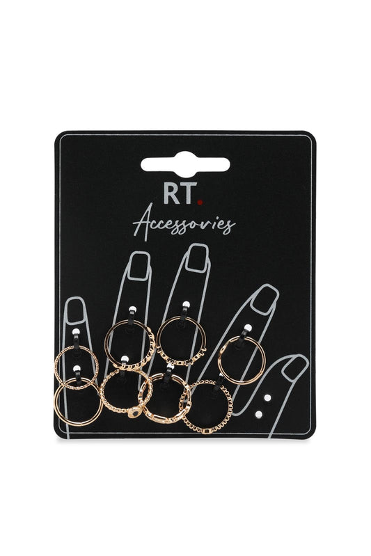 Redtag-Ring-Set-Category:Jewellery,-Colour:Assorted,-Dept:Ladieswear,-Filter:Women's-Accessories,-LEC-Jewellery,-New-In,-New-In-Women-ACC,-Non-Sale,-Section:Women,-W22B-Women-