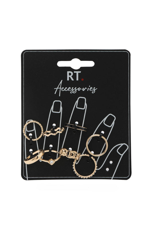 Redtag-Ring-Set-Category:Jewellery,-Colour:Assorted,-Dept:Ladieswear,-Filter:Women's-Accessories,-New-In,-New-In-Women-ACC,-Non-Sale,-Section:Women,-W22B,-Women-Jewellery-Women-