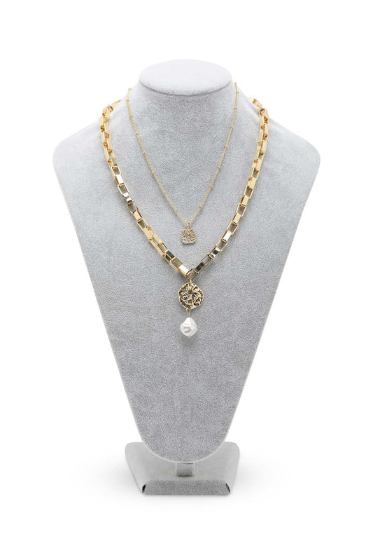 Redtag-Necklace-Category:Jewellery,-Colour:Assorted,-Dept:Ladieswear,-Filter:Women's-Accessories,-LEC-Jewellery,-New-In,-New-In-Women-ACC,-Non-Sale,-Section:Women,-W22B-Women-