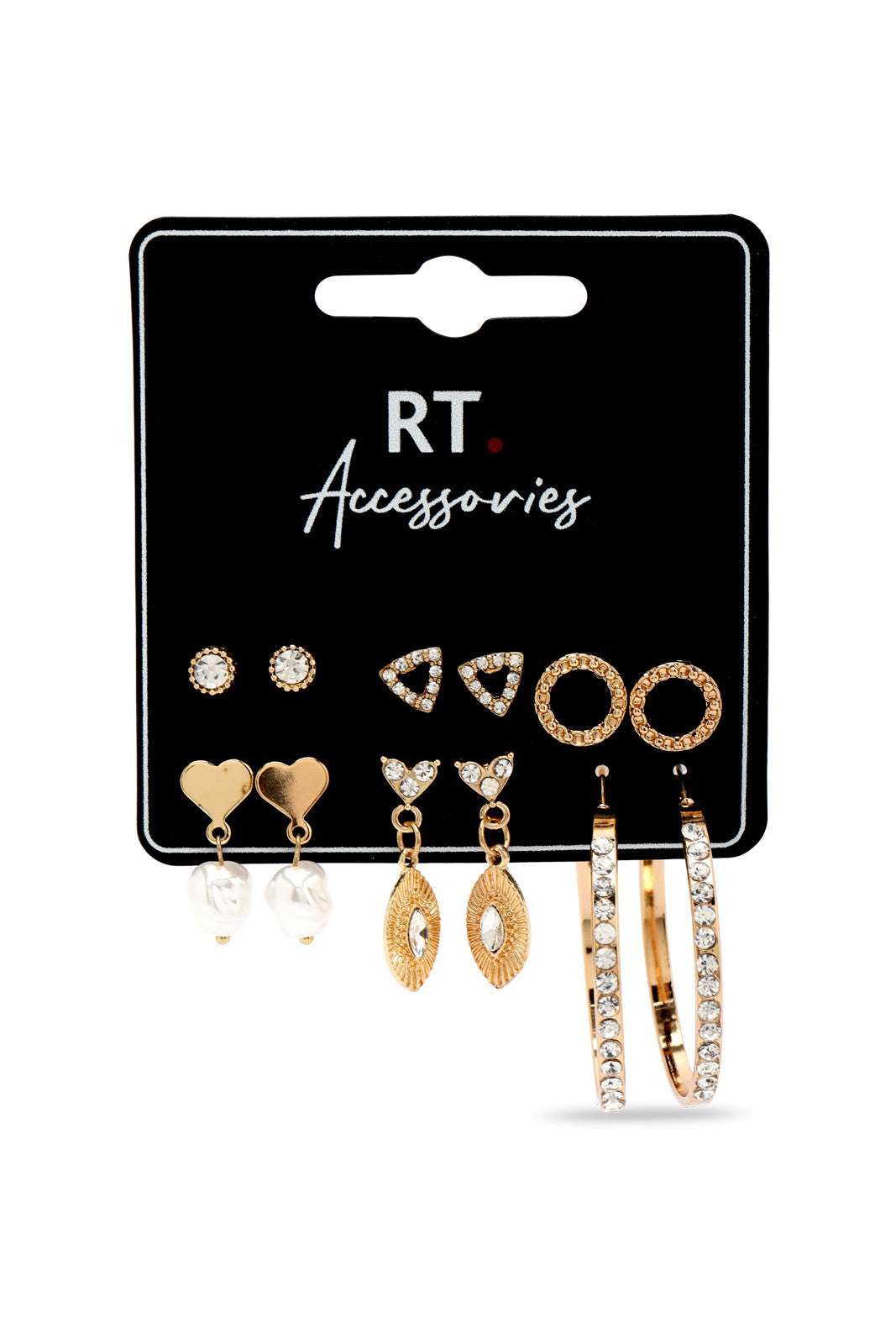 Redtag-Earrings-Category:Jewellery,-Colour:Assorted,-Dept:Ladieswear,-Filter:Women's-Accessories,-LEC-Jewellery,-New-In,-New-In-Women-ACC,-Non-Sale,-Section:Women,-W22B-Women-