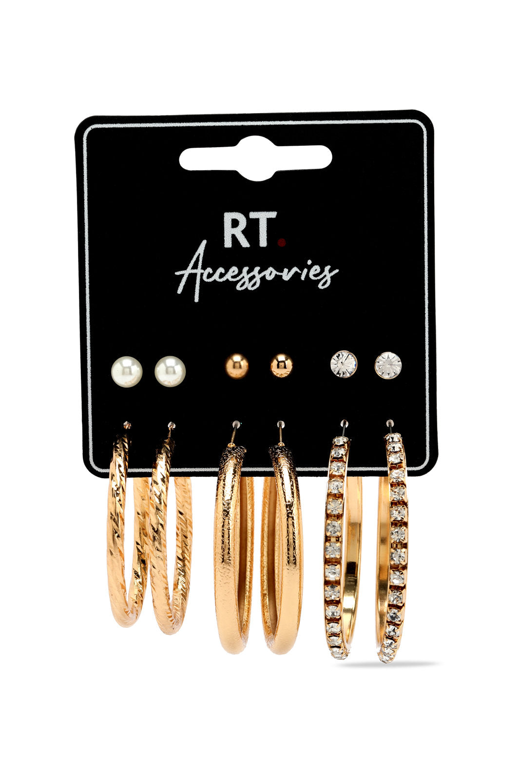 Redtag-Earrings-Category:Jewellery,-Colour:Assorted,-Dept:Ladieswear,-Filter:Women's-Accessories,-LEC-Jewellery,-New-In,-New-In-Women-ACC,-Non-Sale,-Section:Women,-W22B-Women-