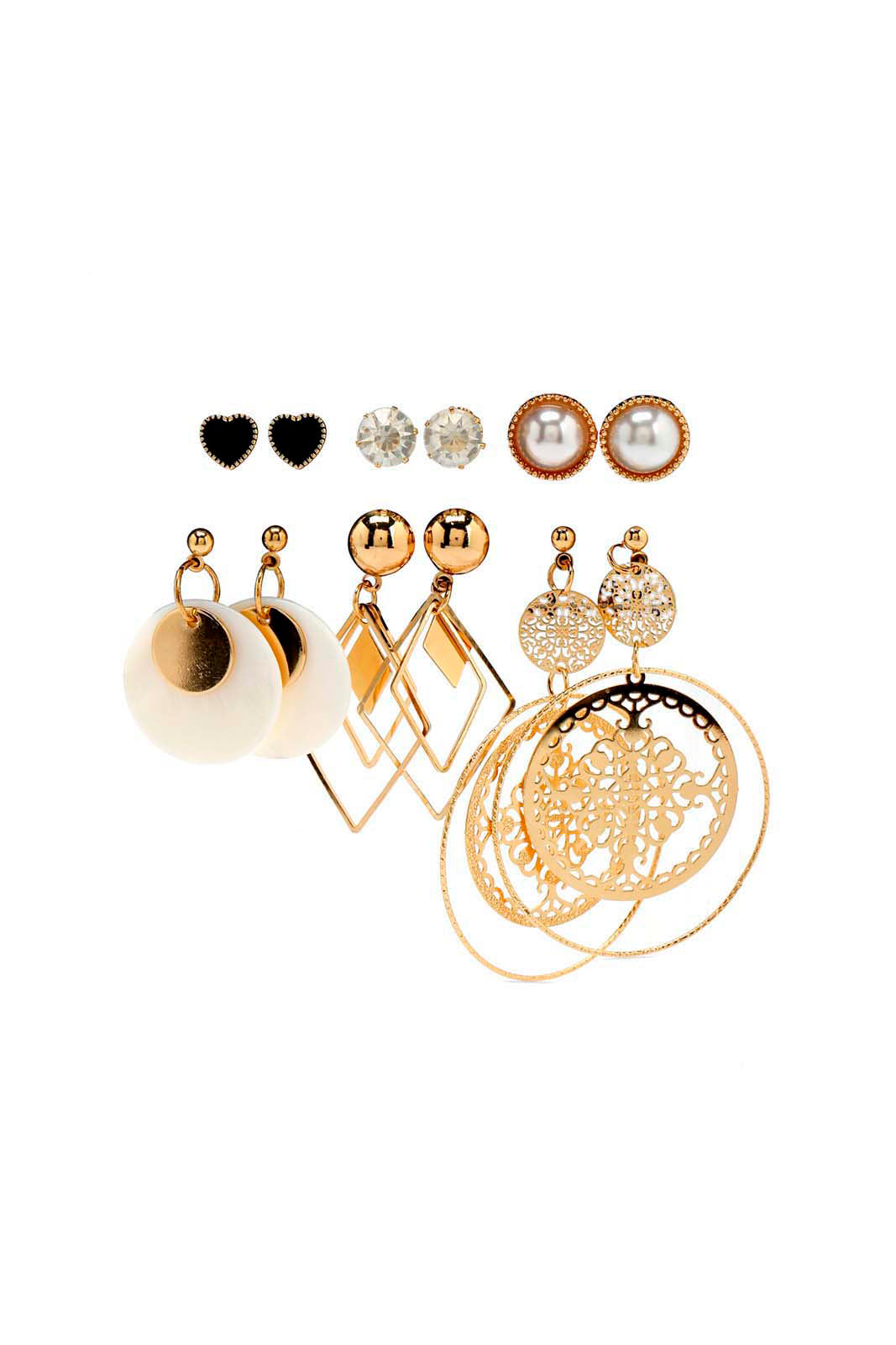 Redtag-Earrings-Category:Jewellery,-Colour:Assorted,-Dept:Ladieswear,-Filter:Women's-Accessories,-LEC-Jewellery,-New-In,-New-In-Women-ACC,-Non-Sale,-Section:Women,-W22B-Women-