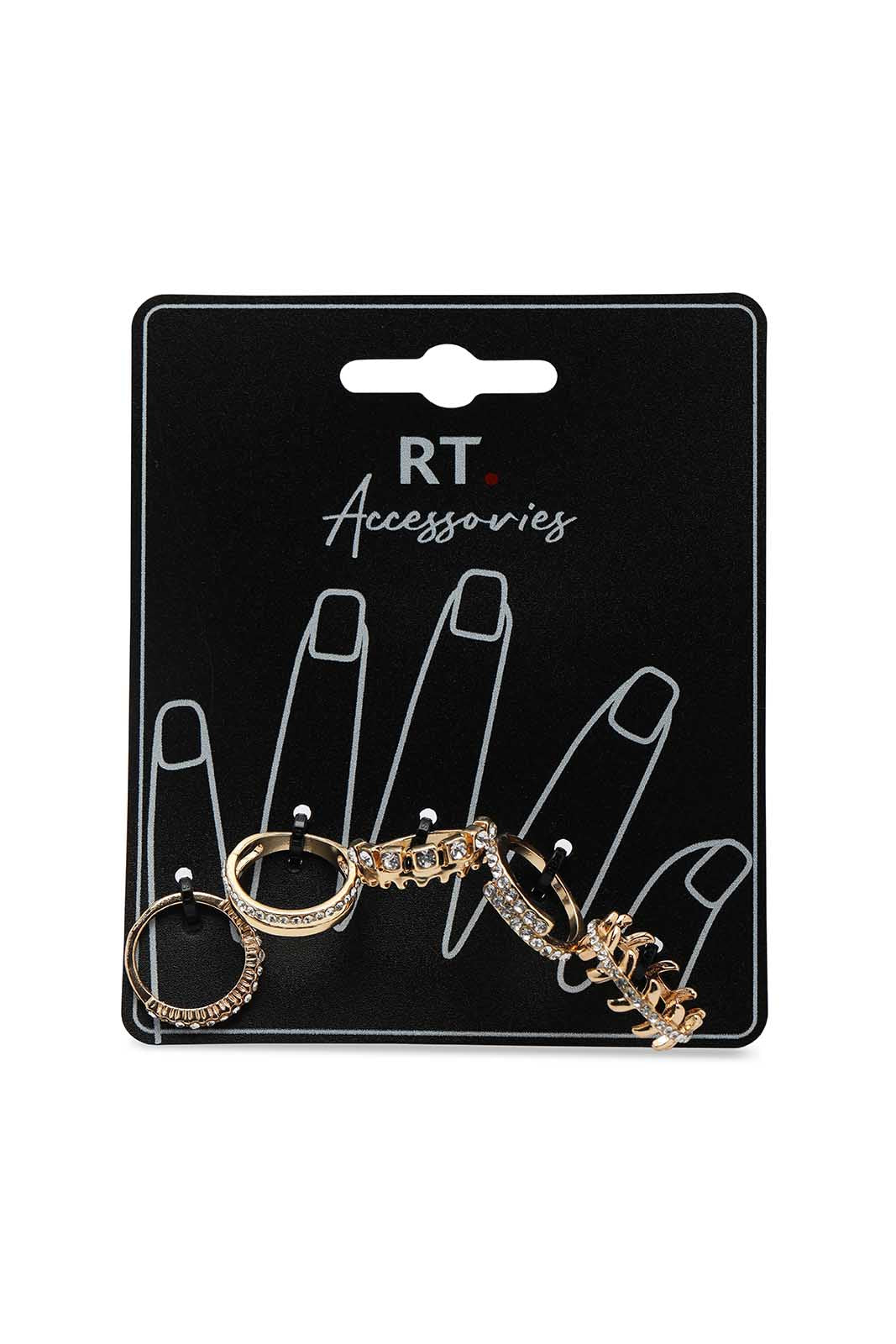 Redtag-Ring-Set-Category:Jewellery,-Colour:Assorted,-Dept:Ladieswear,-Filter:Women's-Accessories,-New-In,-New-In-Women-ACC,-Non-Sale,-Section:Women,-W22B,-Women-Jewellery-Women-