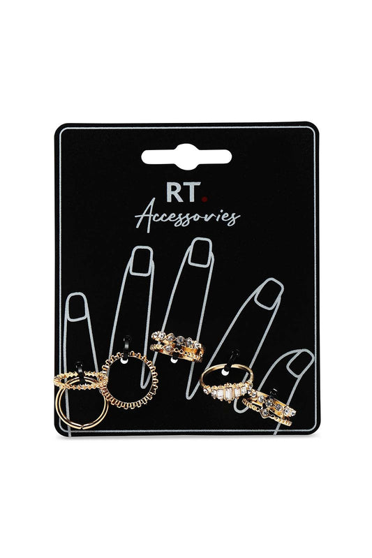 Redtag-Ring-Set-Category:Jewellery,-Colour:Assorted,-Dept:Ladieswear,-Filter:Women's-Accessories,-New-In,-New-In-Women-ACC,-Non-Sale,-Section:Women,-W22B,-Women-Jewellery-Women-
