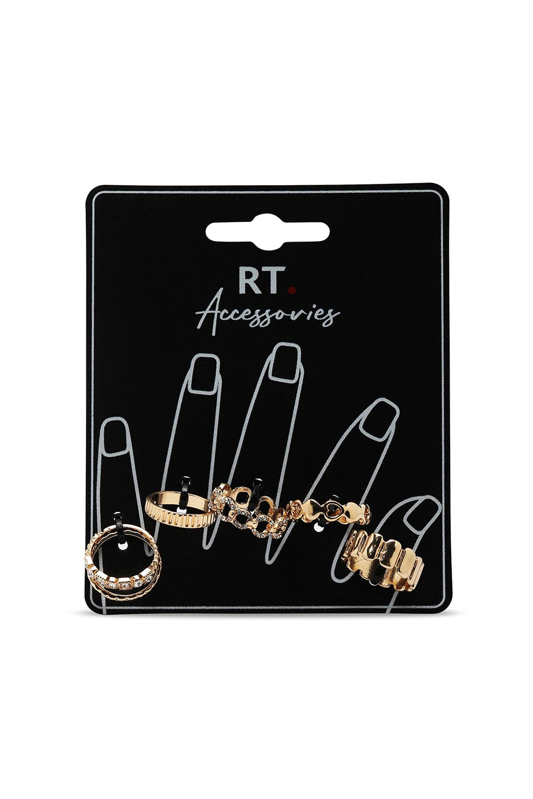 Redtag-Ring-Set-Category:Jewellery,-Colour:Assorted,-Dept:Ladieswear,-Filter:Women's-Accessories,-LEC-Jewellery,-New-In,-New-In-Women-ACC,-Non-Sale,-Section:Women,-W22B-Women-