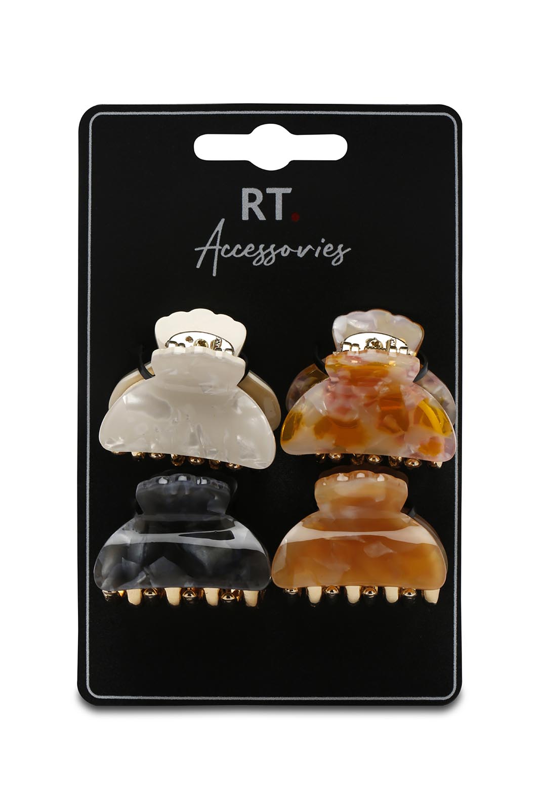 Redtag-Claw-Category:Hair-Accessories,-Colour:Assorted,-Dept:Ladieswear,-Filter:Women's-Accessories,-New-In,-New-In-Women-ACC,-Non-Sale,-Section:Women,-W22B,-Women-Hair-Accessories-Women-